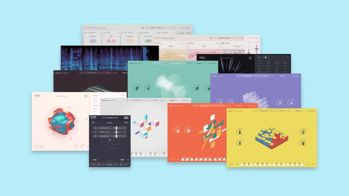 Save up to 50% on Excite Audio’s effect plugins & virtual instruments