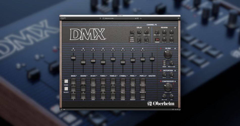 GForce launches Oberheim DMX drum machine instrument