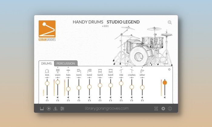 GoranGrooves Handy Drums v2 Studio Legend