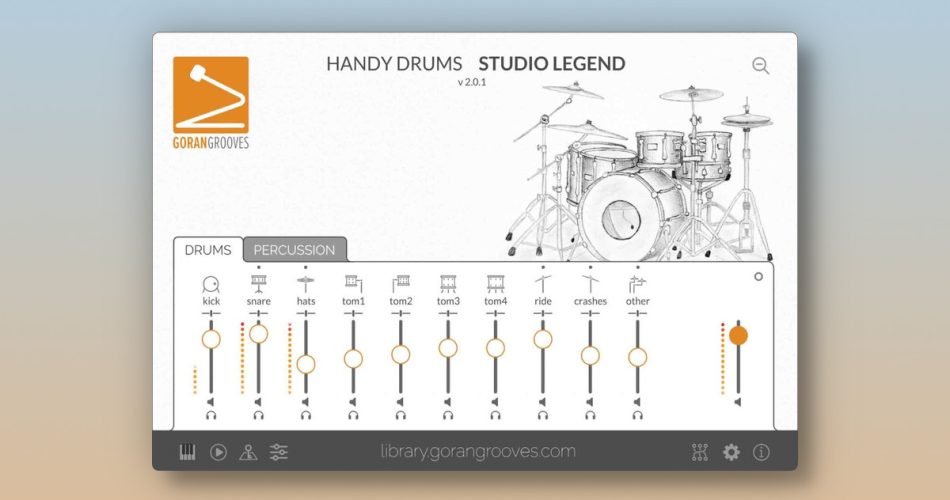 GoranGrooves updates Handy Drums virtual instruments to v2