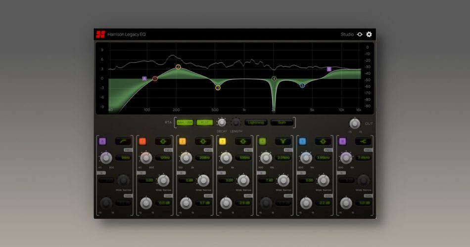 Legacy EQ effect plugin by Harrison Consoles on sale for $19.99 USD