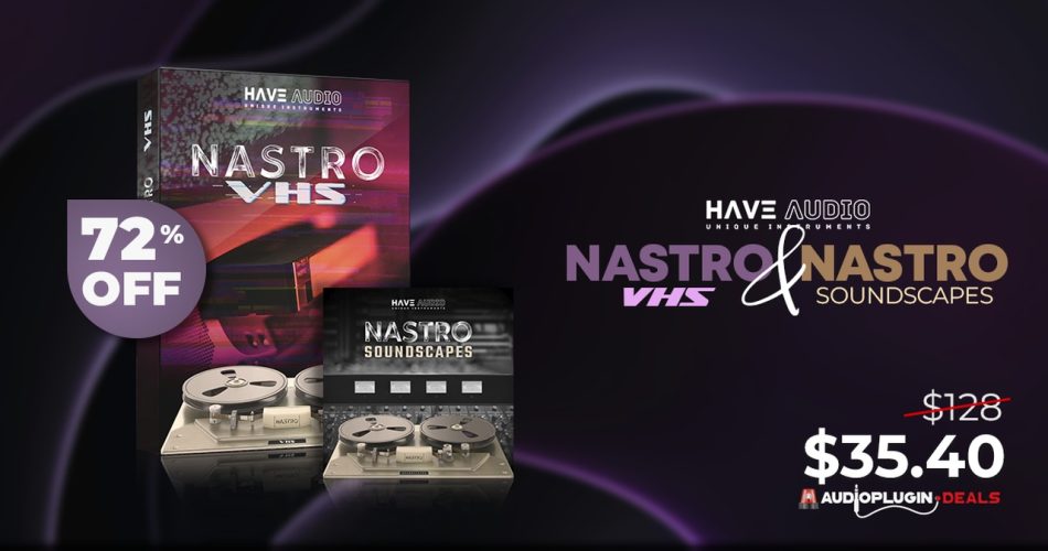 Save 72% on Have Audio Nastro Soundscapes + VHS Expansion