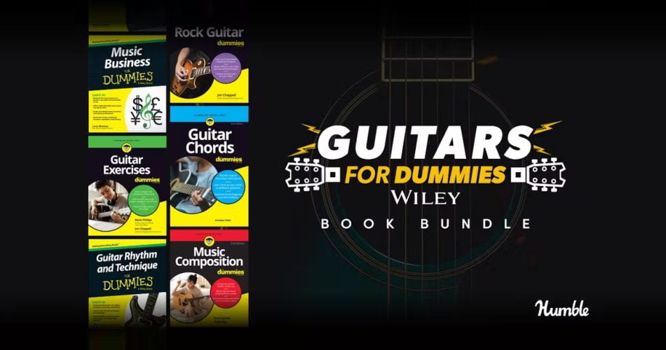 Guitars for Dummies: 18 books from Wiley for $18 USD at Humble Bundle