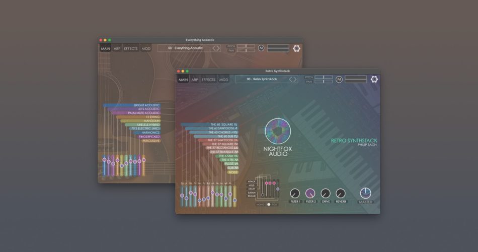 Nightfox Audio Everything Acoustic and Retro Synthstack