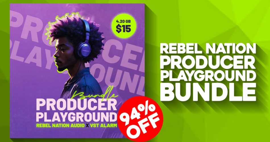 Producer Playground Bundle by Rebel Nation: 15 packs for $15 USD