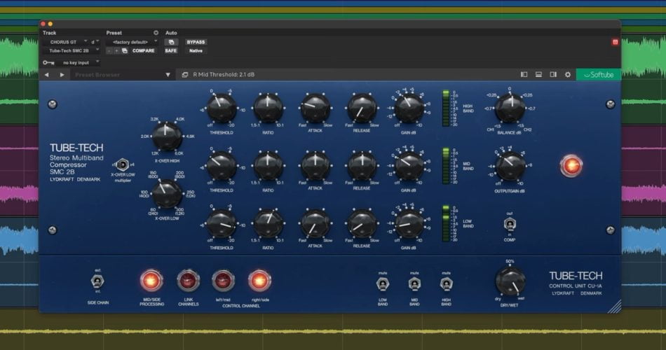 Save 50% on Tube-Tech SMC 2B multiband compressor by Softube