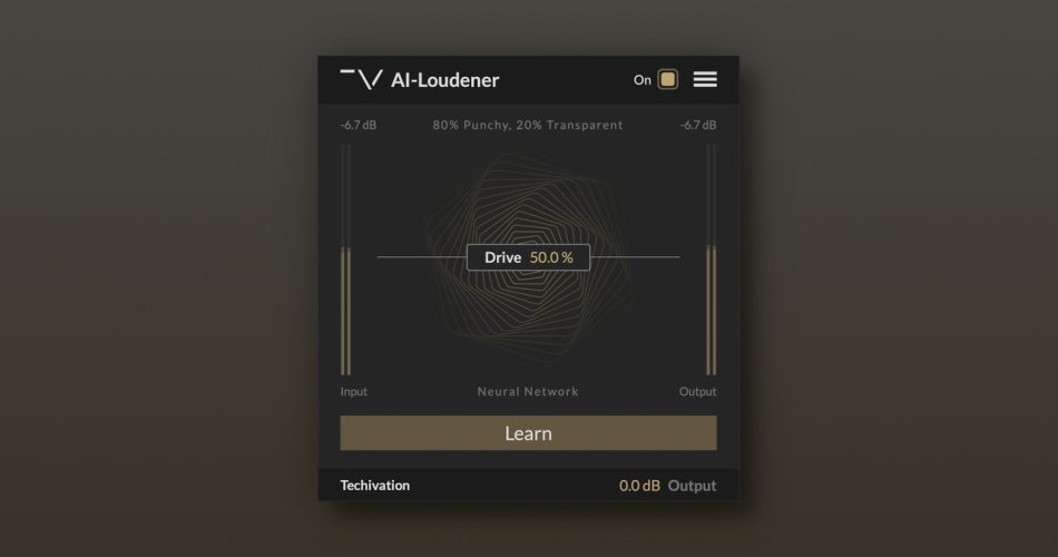 Techivation launches AI-Loudener effect plugin at intro offer