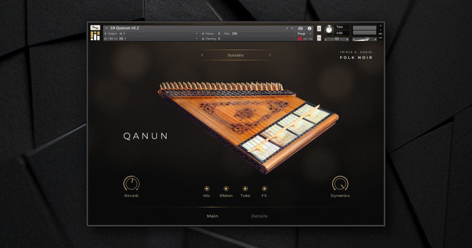 Folk Noir: Qanun instrument library for Kontakt on sale at 20% OFF