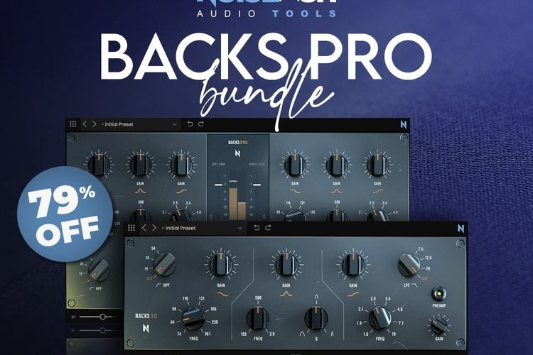 NoiseAsh Backs Pro Bundle: 2 EQ plugins on sale for $29.90 USD