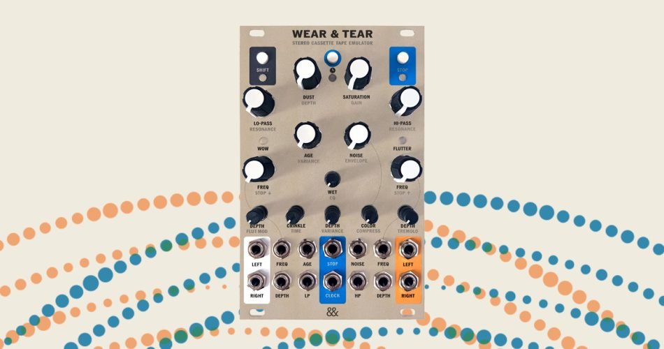 Wear & Tear cassette tape effects Eurorack module by Ampersand Ampersand