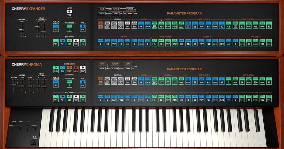 Cherry Audio releases Chroma virtual synthesizer instrument