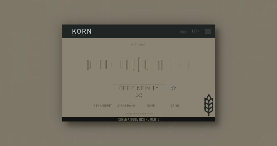 Korn granular engine for Kontakt by Cinematique Instruments on sale for $65 USD