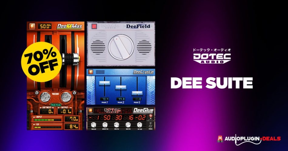 Save 70% on Dee 4-in-1 Plugin Suite by DoTec Audio