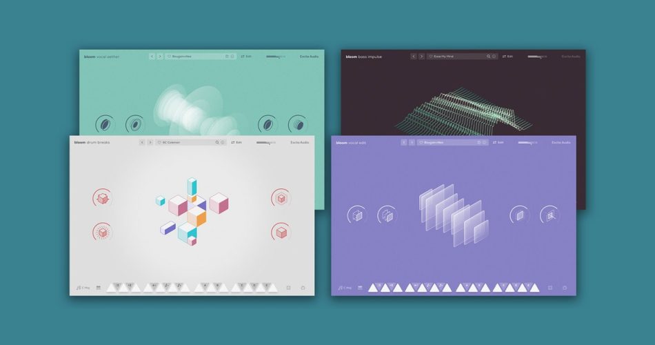 Bloom Bundle virtual instrument collection by Excite Audio on sale for $99 USD