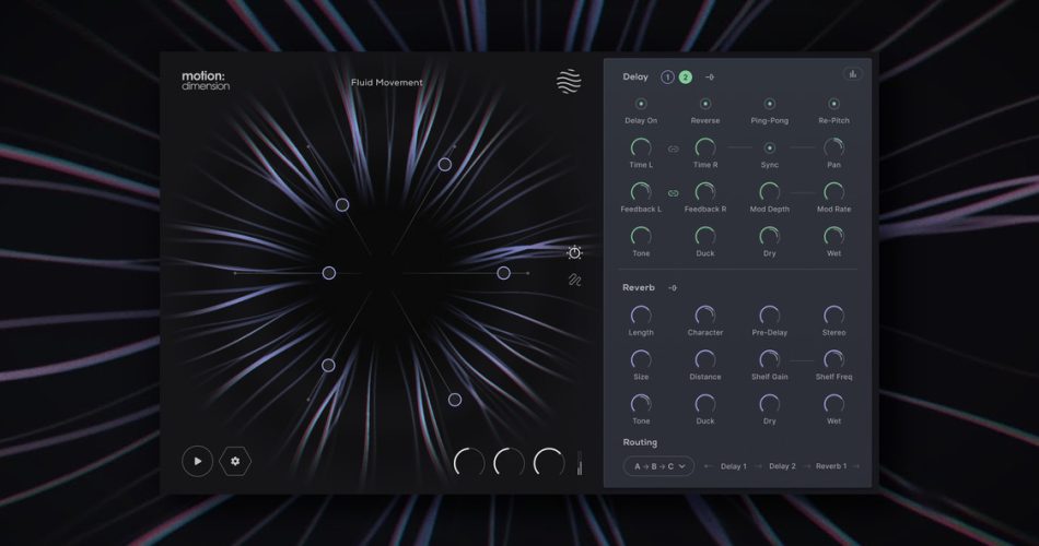 Save 50% on Motion: Dimension delay & reverb plugin by Excite Audio