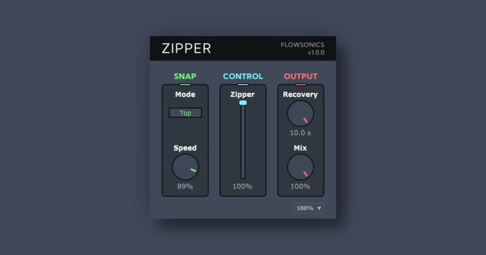 Flowsonics Zipper