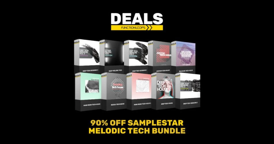 Melodic Tech House Bundle: 10 packs by Samplestar for $19 USD