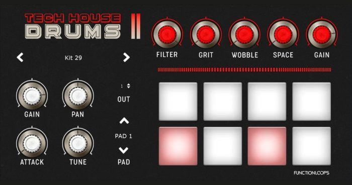 Function Loops Tech House Drums