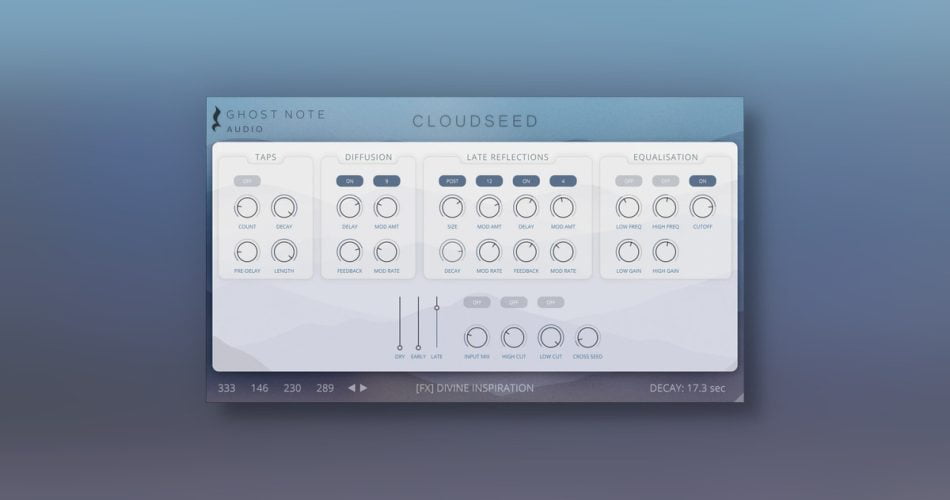 Ghost Note launches Cloud Seed 2.0 reverb effect plugin