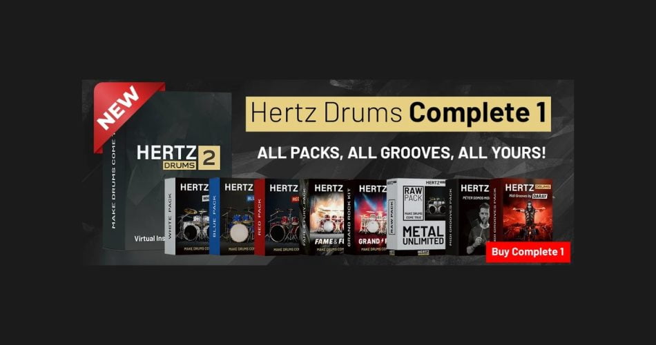 Save on limited time Hertz Drums Complete 1 Bundle
