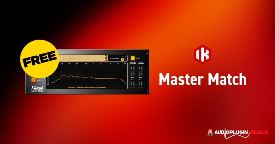 FREE: Master Match effect plugin by IK Multimedia (limited time)