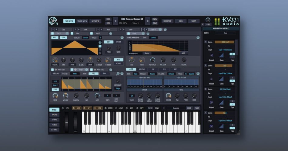 KV331 Audio releases beta of SynthMaster 3 software synthesizer