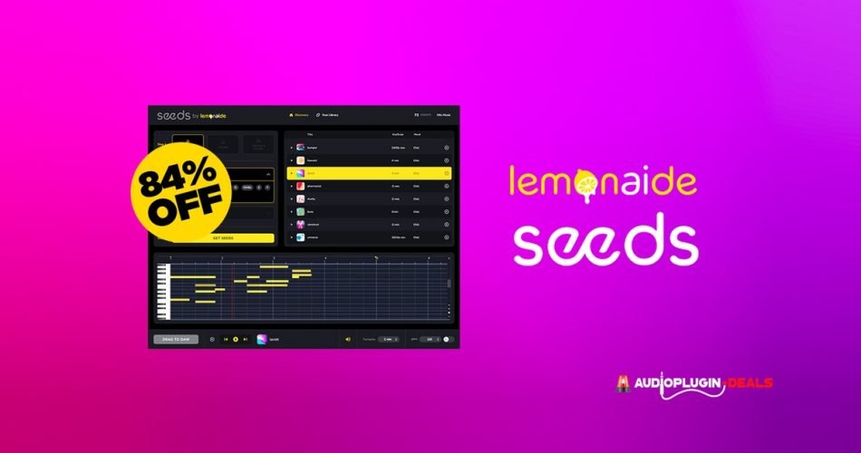 Save 84% on Lemonaide Seeds AI-powered music composition tool