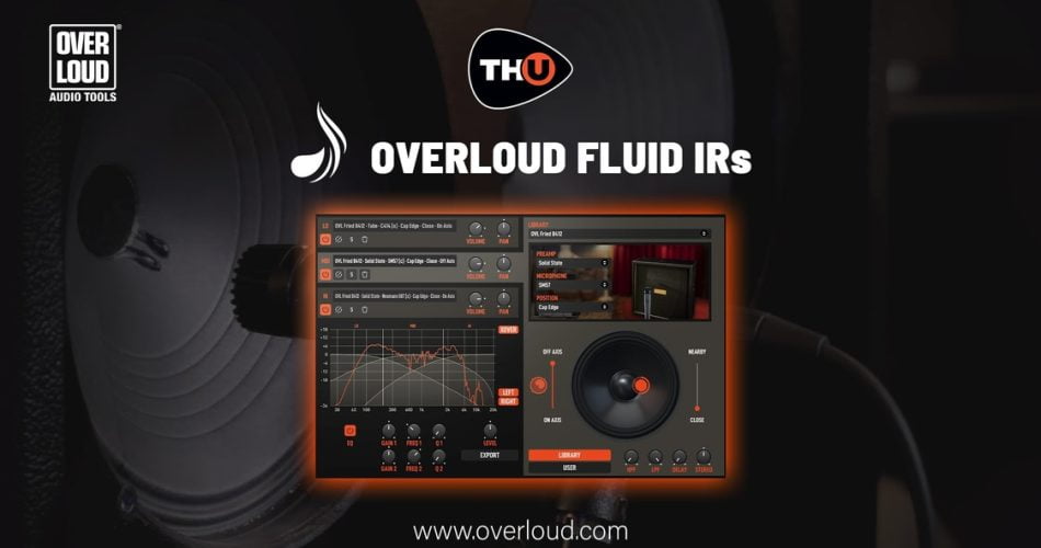 Overloud introduces Fluid IR new generation speaker emulation