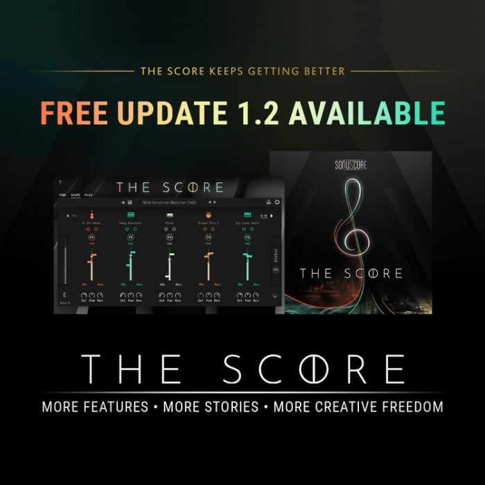 Sonuscore The Score 1.2 update