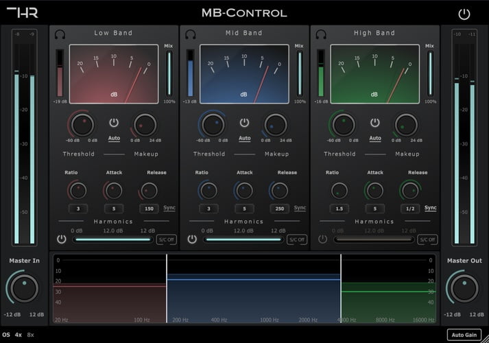 MB-Control multiband compressor plugin by THR on sale at 40% OFF
