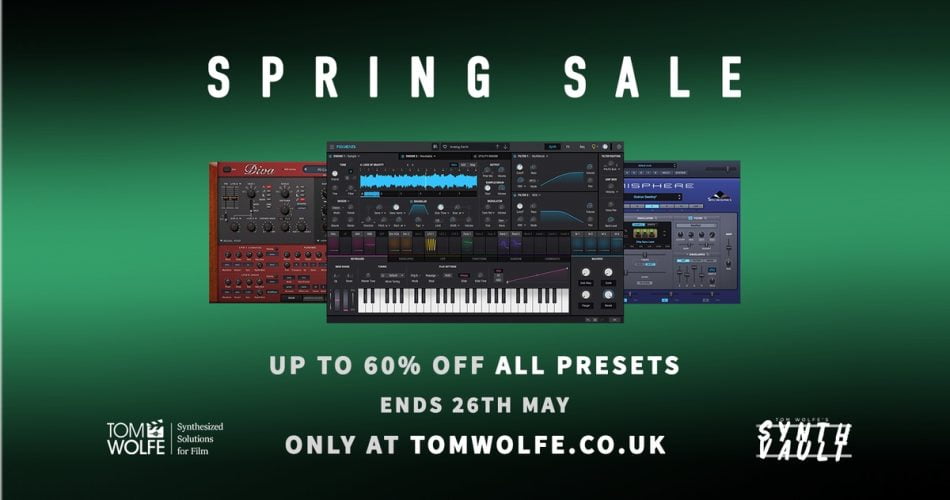 Tom Wolfe launches Spring Sale with up to 60% off presets