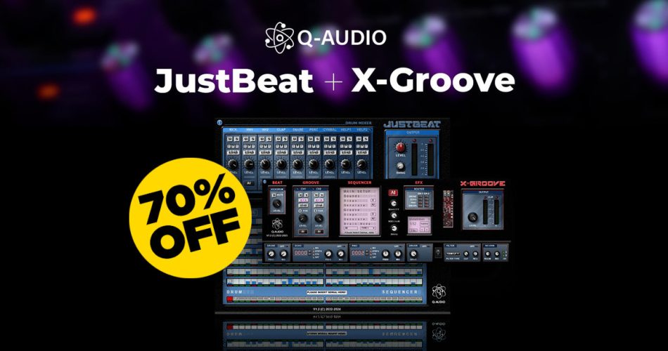 Save 70% on JustBeat + X-Groove Bundle by Q-Audio