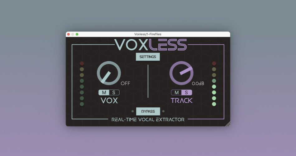 AudioSourceRE releases Voxless 2 vocal separation plugin