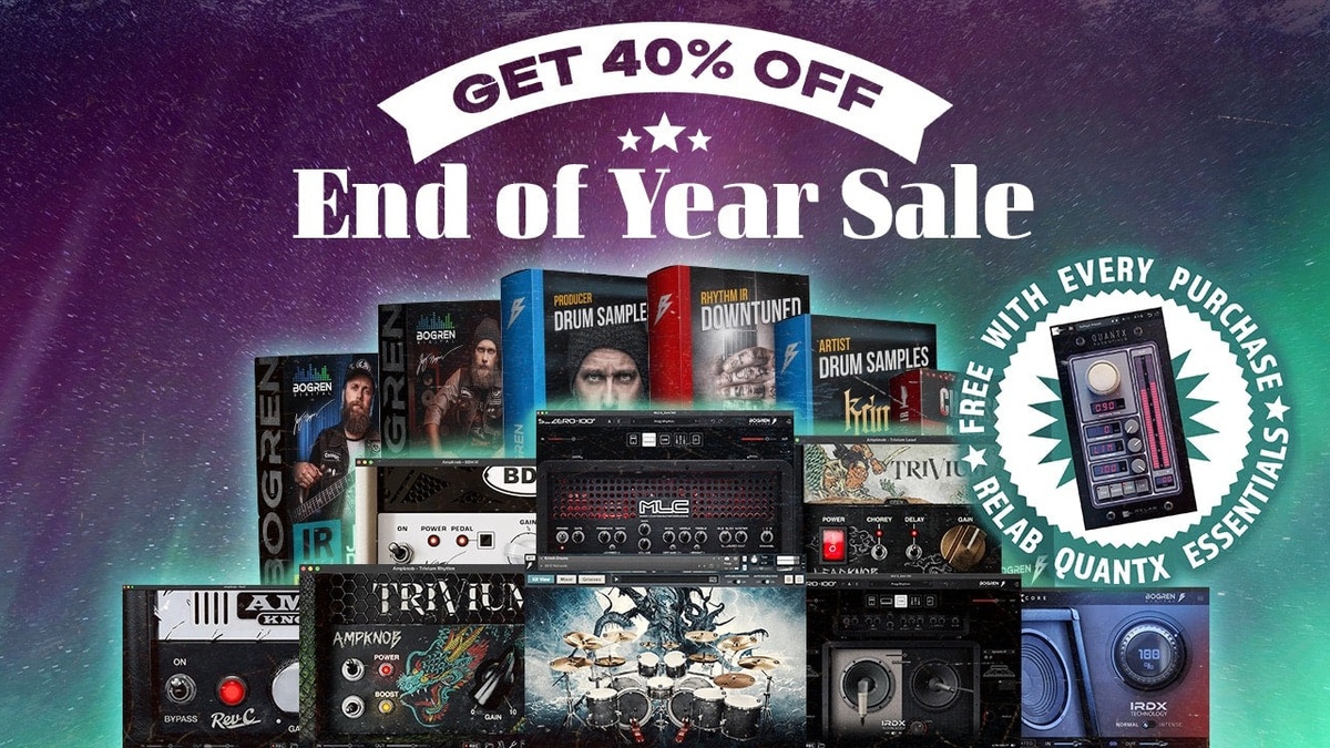 Bogren Digital End of Year Sale: Save 40% on plugins & sound packs