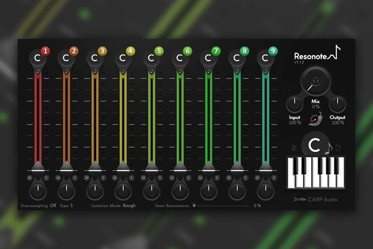 Save 60% on Resonote resonator effect plugin by CARP Audio