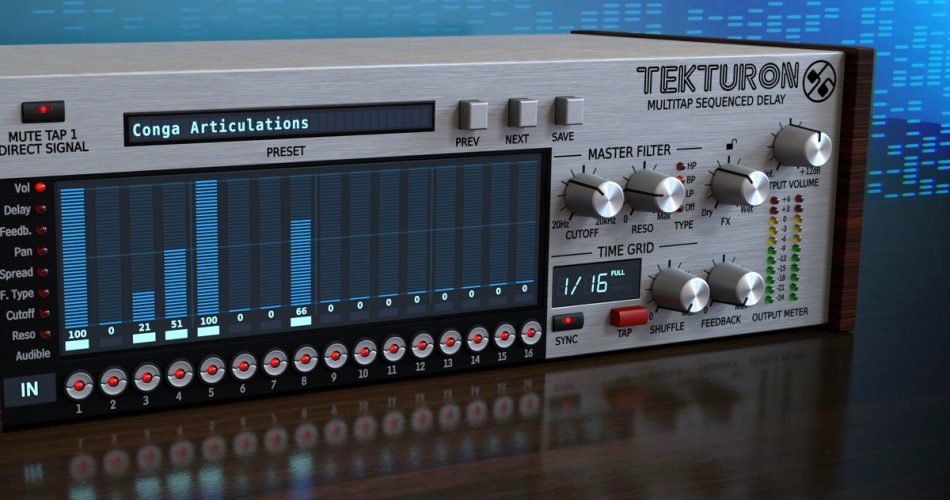 Save 40% on Tekturon multitap sequenced delay by D16 Group