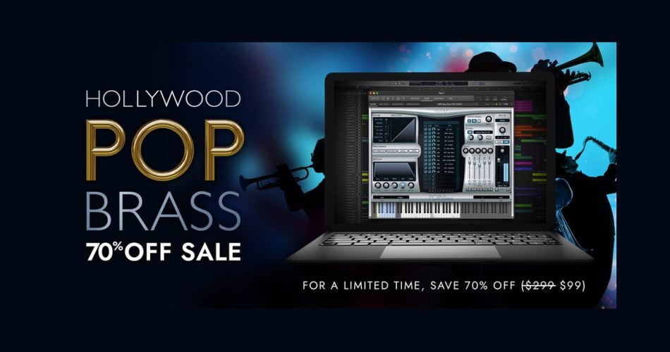 Save 70% on EastWest Hollywood Pop Brass virtual instrument
