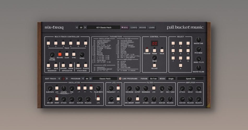 Full Bucket Music releases Six-Traq free software synthesizer