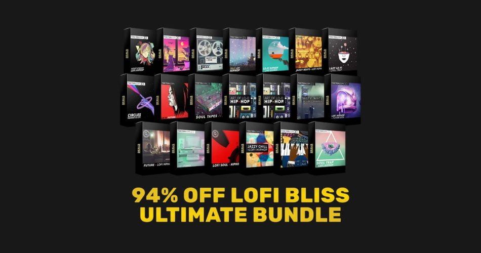 Lofi Bliss Ultimate Bundle: 20 sample packs for $20 USD!