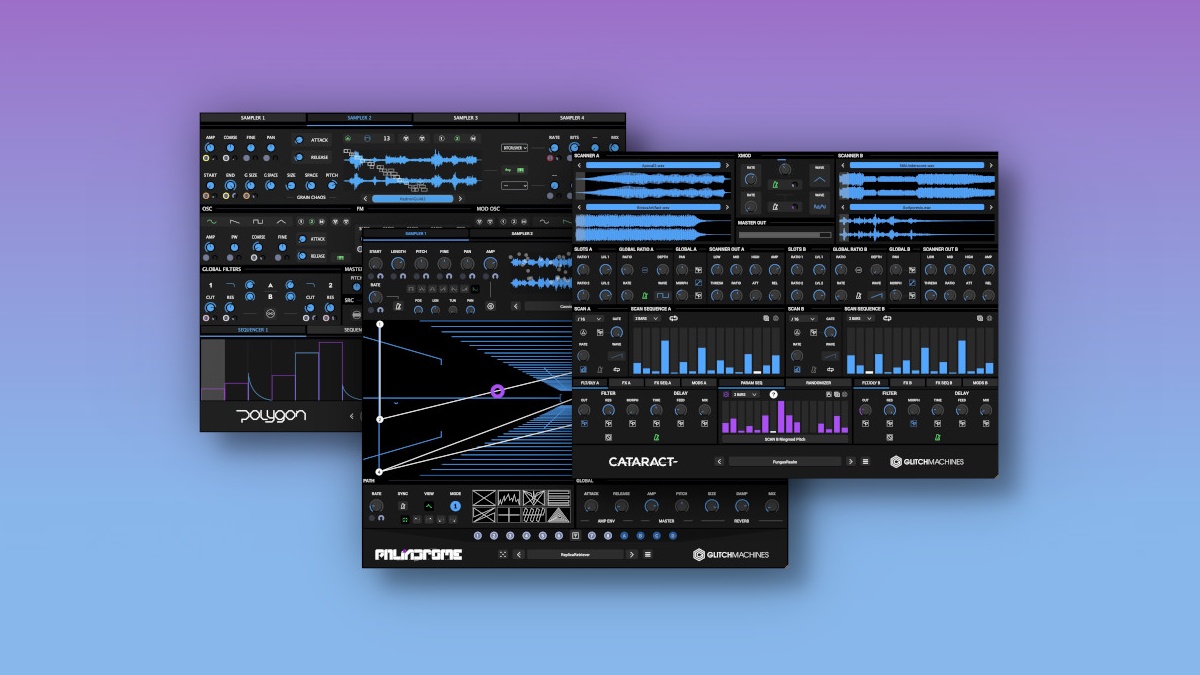 Save up to 91% on Glitchmachines plugins and sample packs