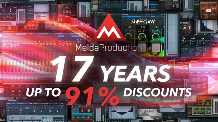 Meldaproduction 17th Anniversary Sale