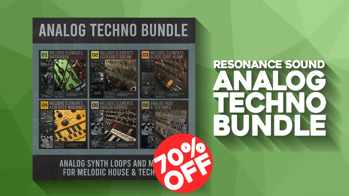 Save 70% on Analog Techno Bundle by Resonance Sound