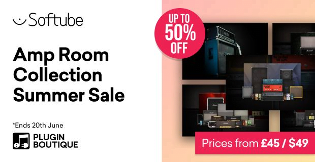 Save up to 50% on Amp Room Collections by Softube