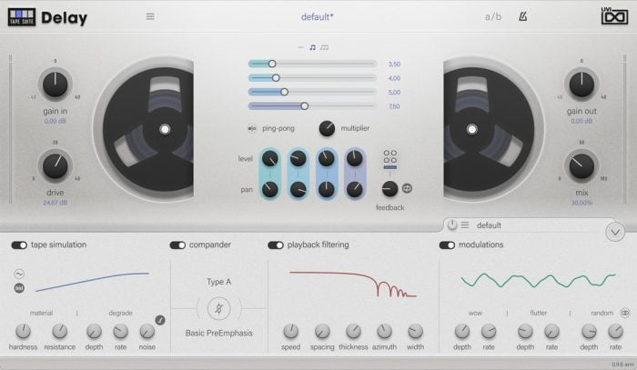 UVI Tape Suite Delay