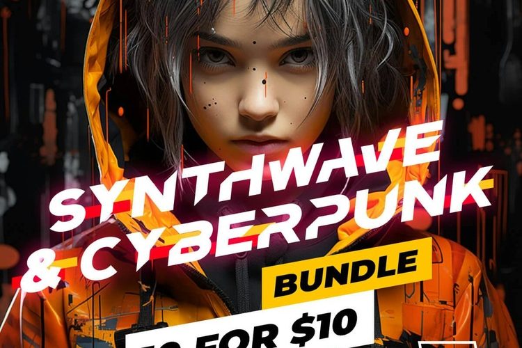 W.A. Production Synthwave & Cyberpunk Bundle: 10 packs for $10 USD!