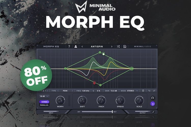 Save 80% on Morph EQ effect plugin by Minimal Audio