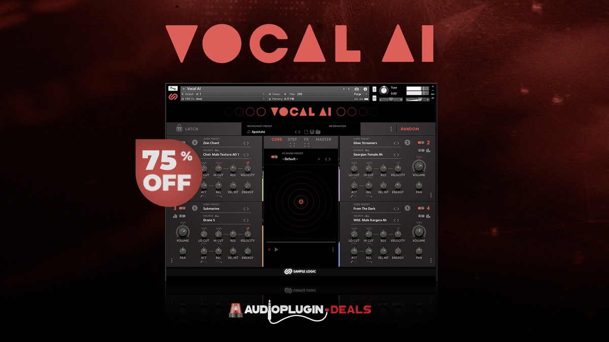 Save 75% on Vocal AI for Kontakt by Sample Logic