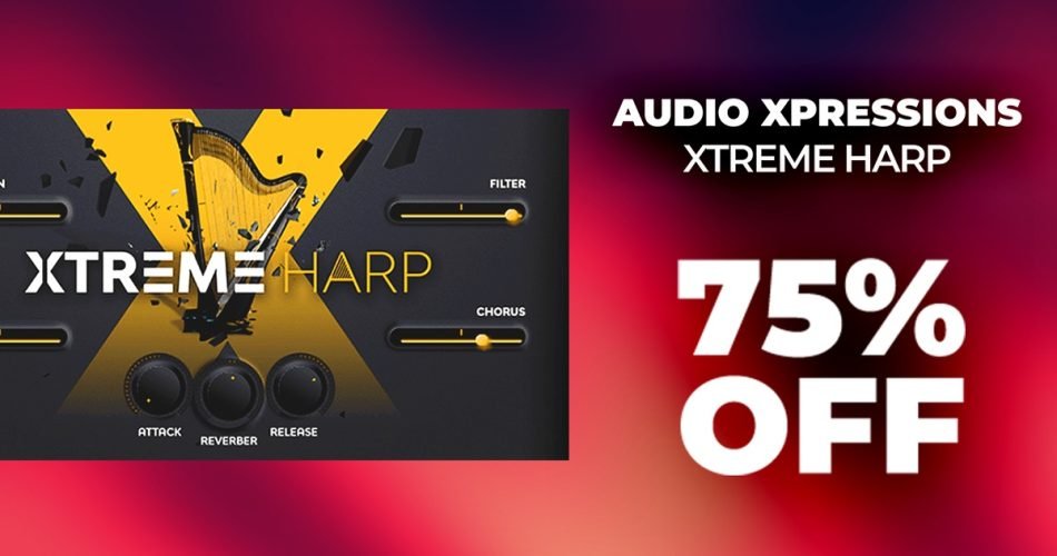 Save 75% on Xtreme Harp for Kontakt by Audio Xpression