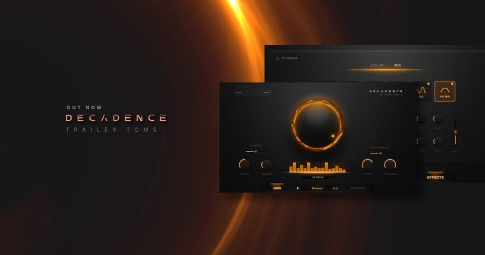 AVA Music Group releases Decadence Trailer Toms virtual instrument