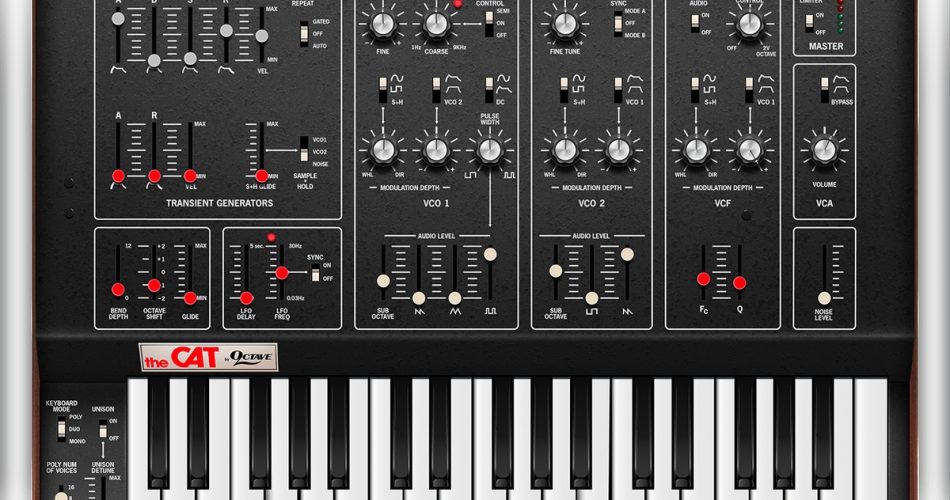 Save 20% on Octave Cat synthesizer by Cherry Audio